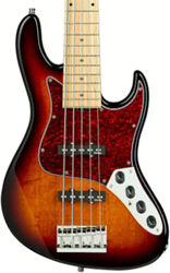Basse électrique solid body Sadowsky Will Lee MetroLine 22-Fret Swamp Ash 5-String (GER, MN) - '59 Burst Transparent