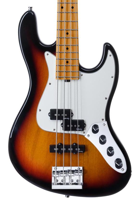 Basse électrique solid body Sadowsky MetroExpress 21-Fret Hybrid P/J Bass V2 4-String (MN) - Tobacco burst