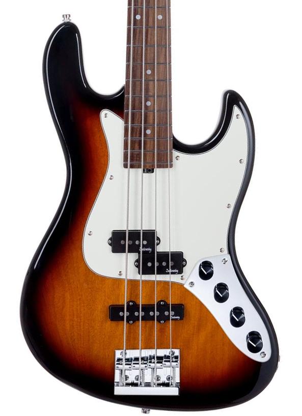 Basse électrique solid body Sadowsky MetroExpress 21-Fret Hybrid P/J Bass V2 4-String (PF) - Tobacco burst