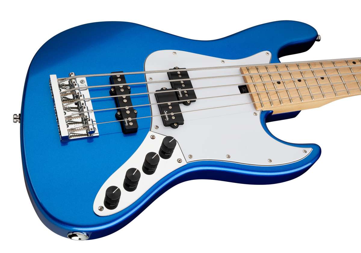 Sadowsky Hybrid P/j Bass 21 Fret 5c Metroexpress Mn - Ocean Blue Metallic - Basse Électrique Solid Body - Variation 2