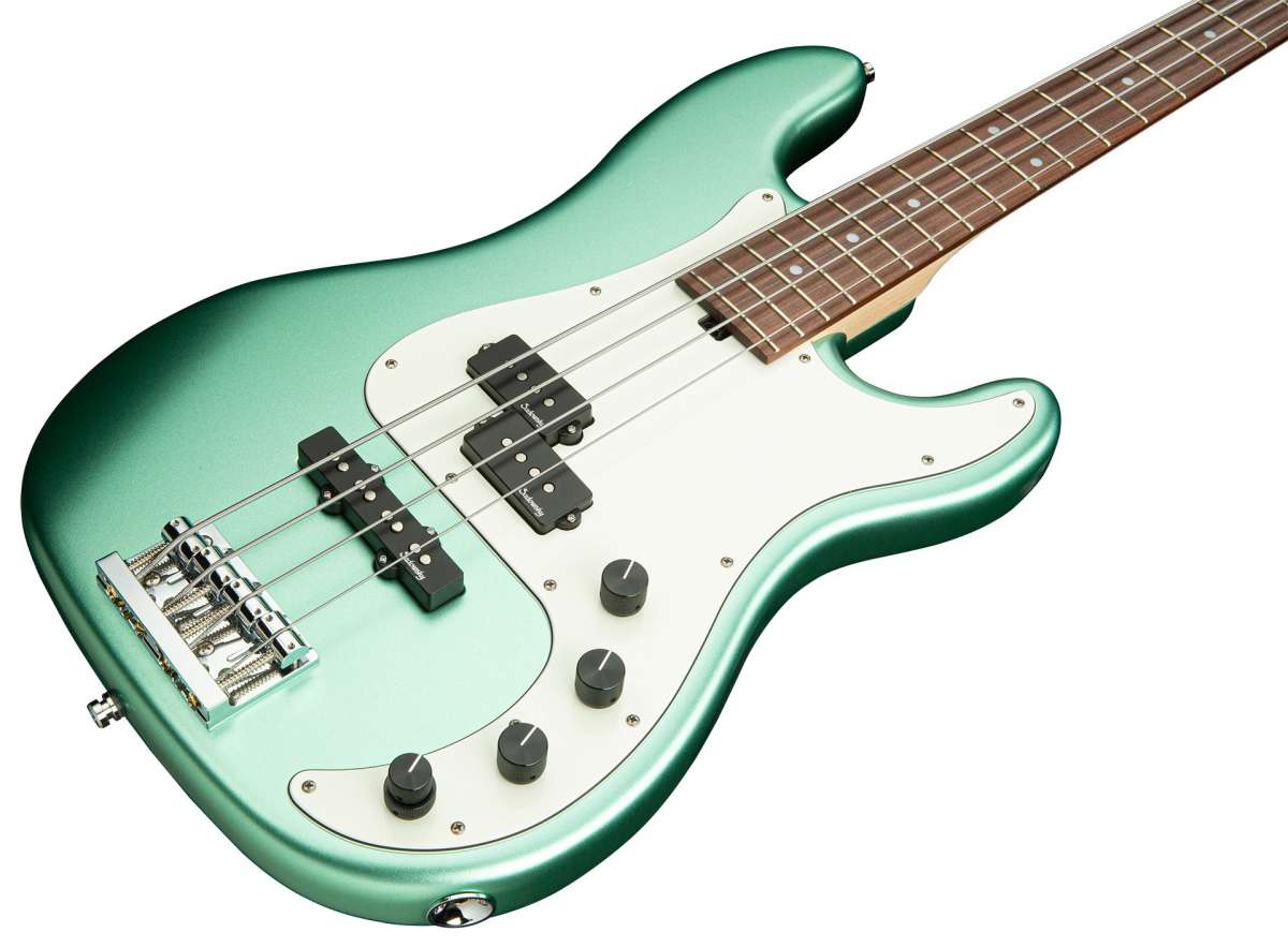 Sadowsky Hybrid P/j Bass 21 Fret Alder 4c Metroline All Active Mor - Sage Green Metallic Satin - Basse Électrique Solid Body - Variation 2