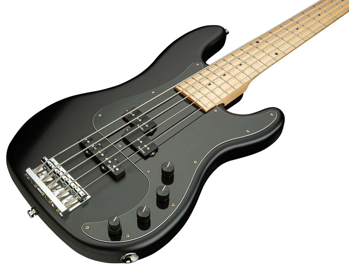 Sadowsky Hybrid P/j Bass Ash 21 Fret 5c Metroline All Mn - Solid Black Satin - Basse Électrique Solid Body - Variation 2