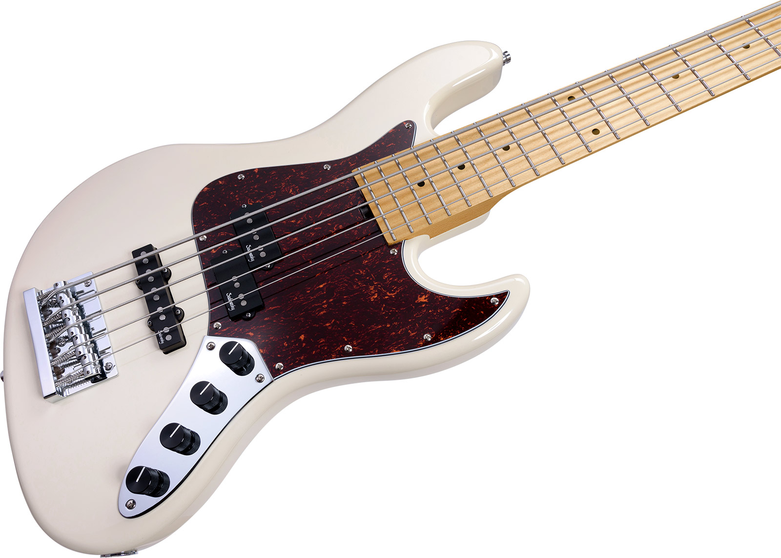 Sadowsky Hybrid Pj Bass 21 Fret 5c Metroexpress V2 Mn - Olympic White - Basse Électrique Solid Body - Variation 2