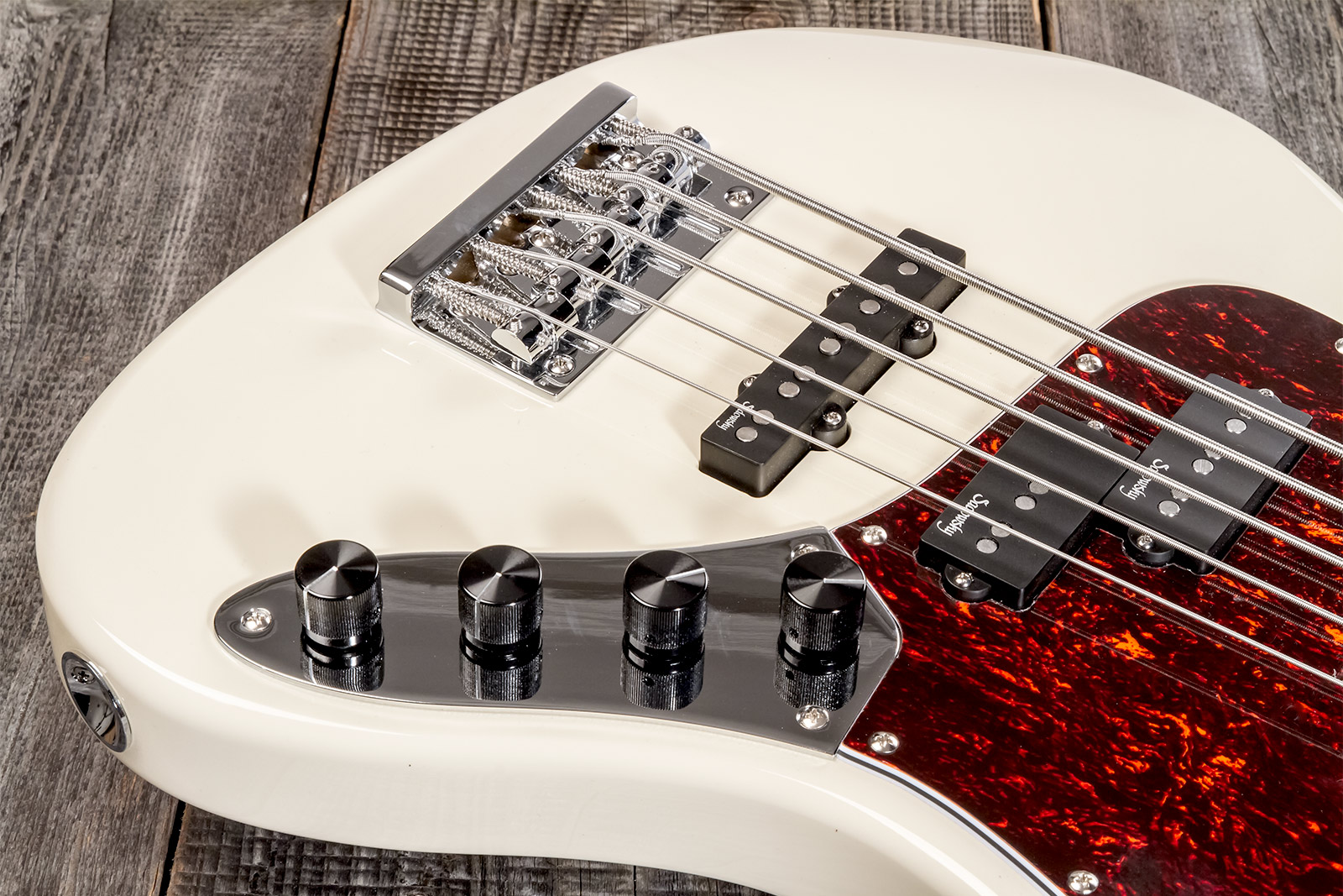 Sadowsky Hybrid Pj Bass 21 Fret 5c Metroexpress V2 Pf - Olympic White - Basse Électrique Solid Body - Variation 3