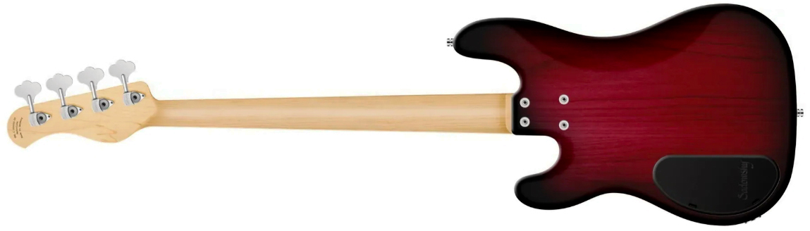 Sadowsky Hybrid Pj Bass 21 Fret Alder 4c Metroline All Active Mor - Burgundy Blackburst Transparent Satin - Basse Électrique Solid Body - Variation 1