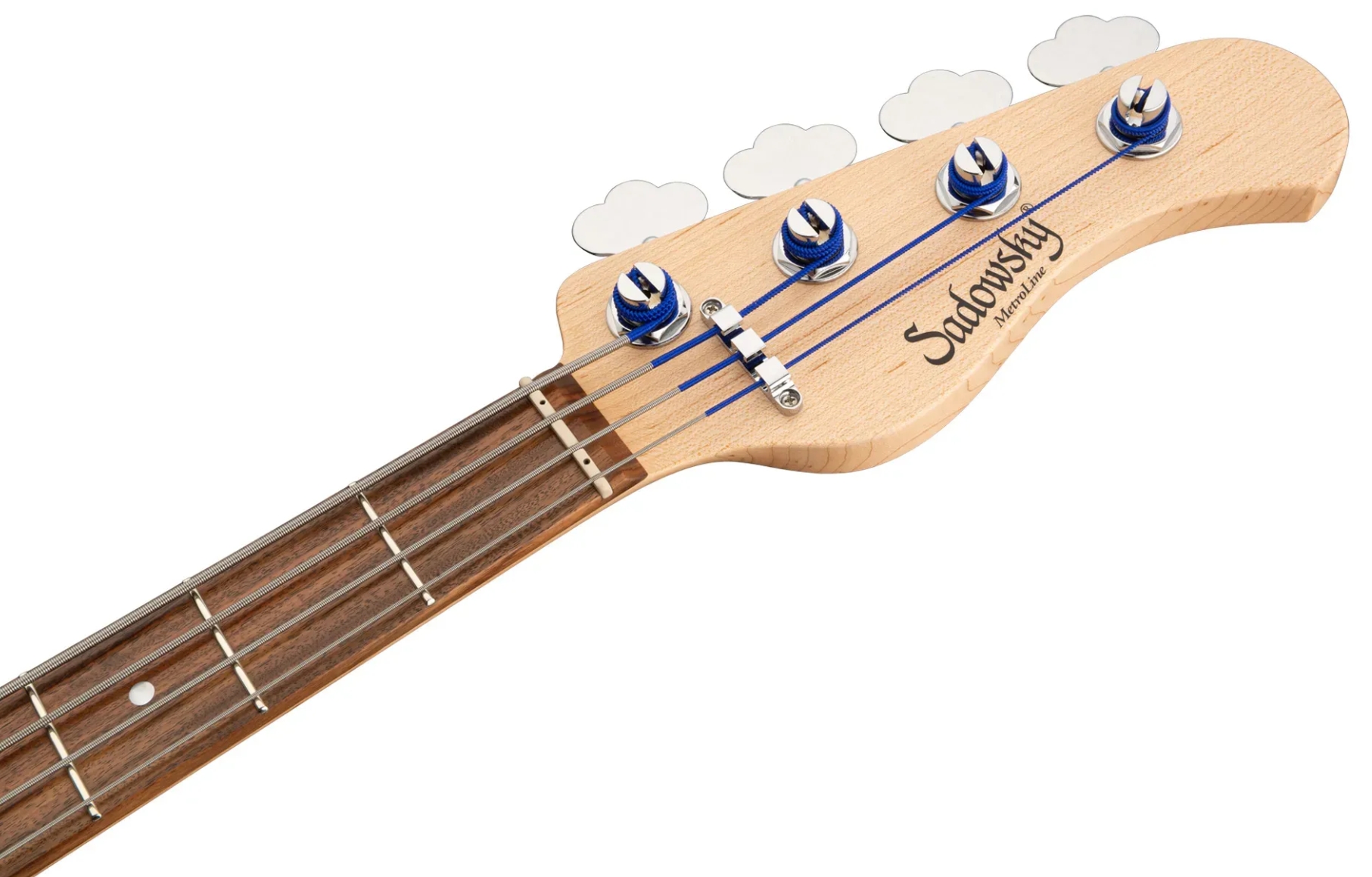 Sadowsky Hybrid Pj Bass 21 Fret Alder 4c Metroline All Active Mor - Ocean Blue Transparent Satin - Basse Électrique Solid Body - Variation 4