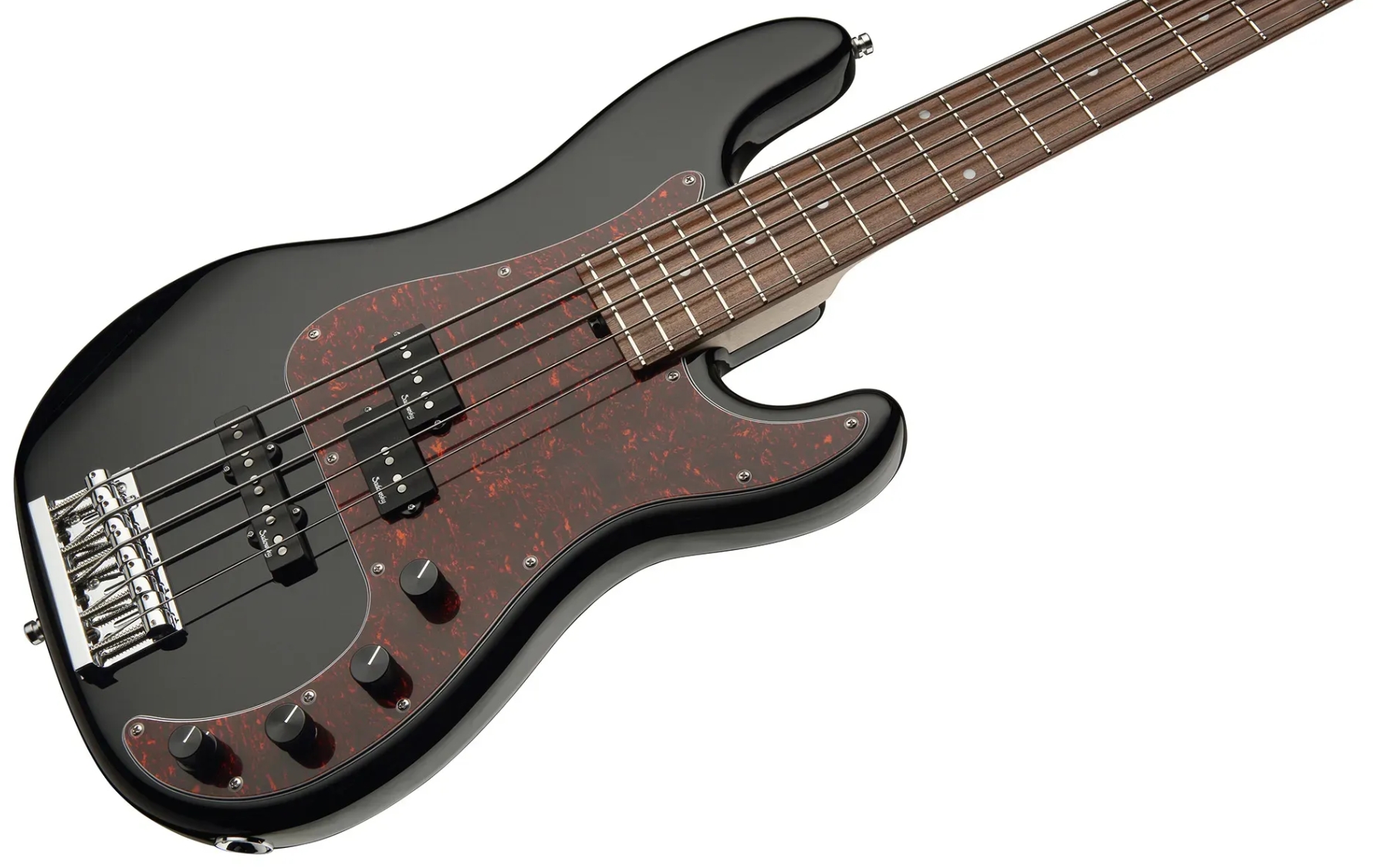 Sadowsky Hybrid Pj Bass 21 Fret Alder 5c Metroline All Active Mor - Solid Black High Polish - Basse Électrique Solid Body - Variation 2