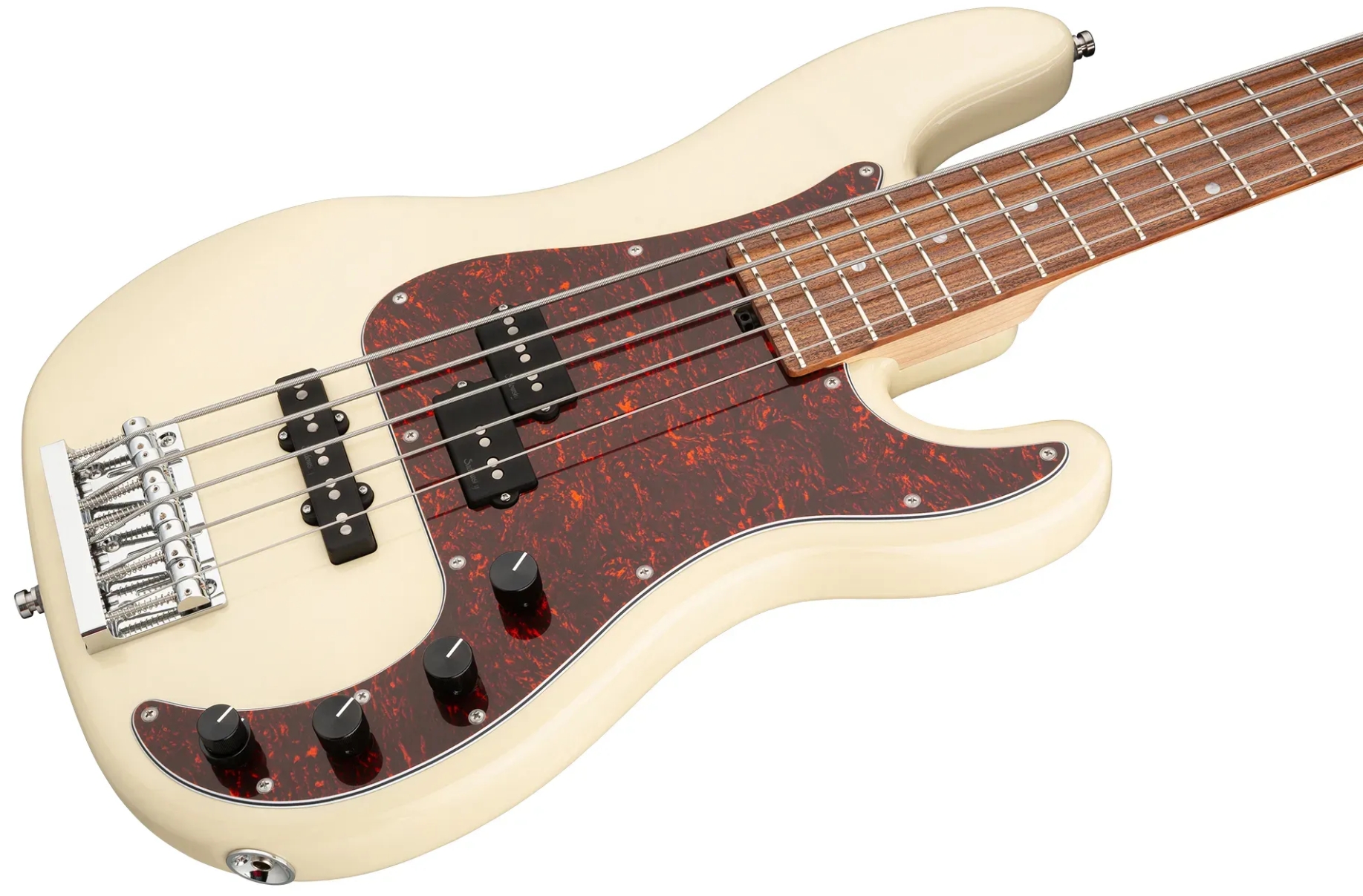 Sadowsky Hybrid Pj Bass 21 Fret Alder 5c Metroline All Active Mor - Solid Olympic White - Basse Électrique Solid Body - Variation 2