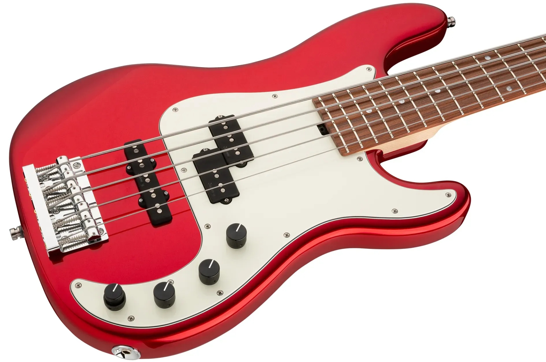 Sadowsky Hybrid Pj Bass 21 Fret Alder 5c Metroline All Active Mor - Candy Apple Red Metallic - Basse Électrique Solid Body - Variation 2
