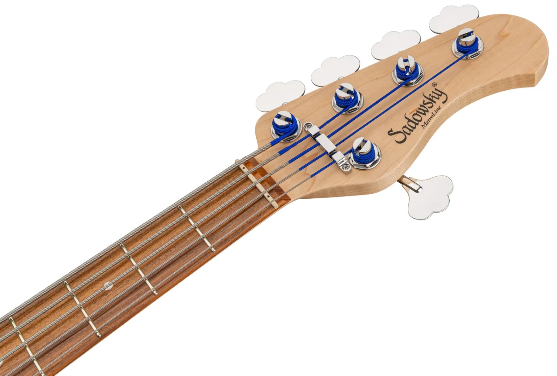 Sadowsky Hybrid Pj Bass 21 Fret Alder 5c Metroline All Active Mor - Ocean Blue Transparent Satin - Basse Électrique Solid Body - Variation 4
