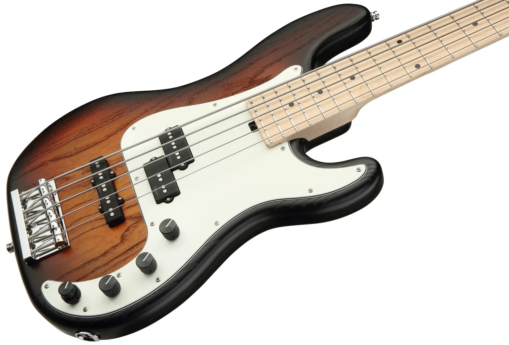Sadowsky Hybrid Pj Bass 21 Fret Ash 5c Metroline All Active Mn - Almond Sunburst Transparent Satin - Basse Électrique Solid Body - Variation 2