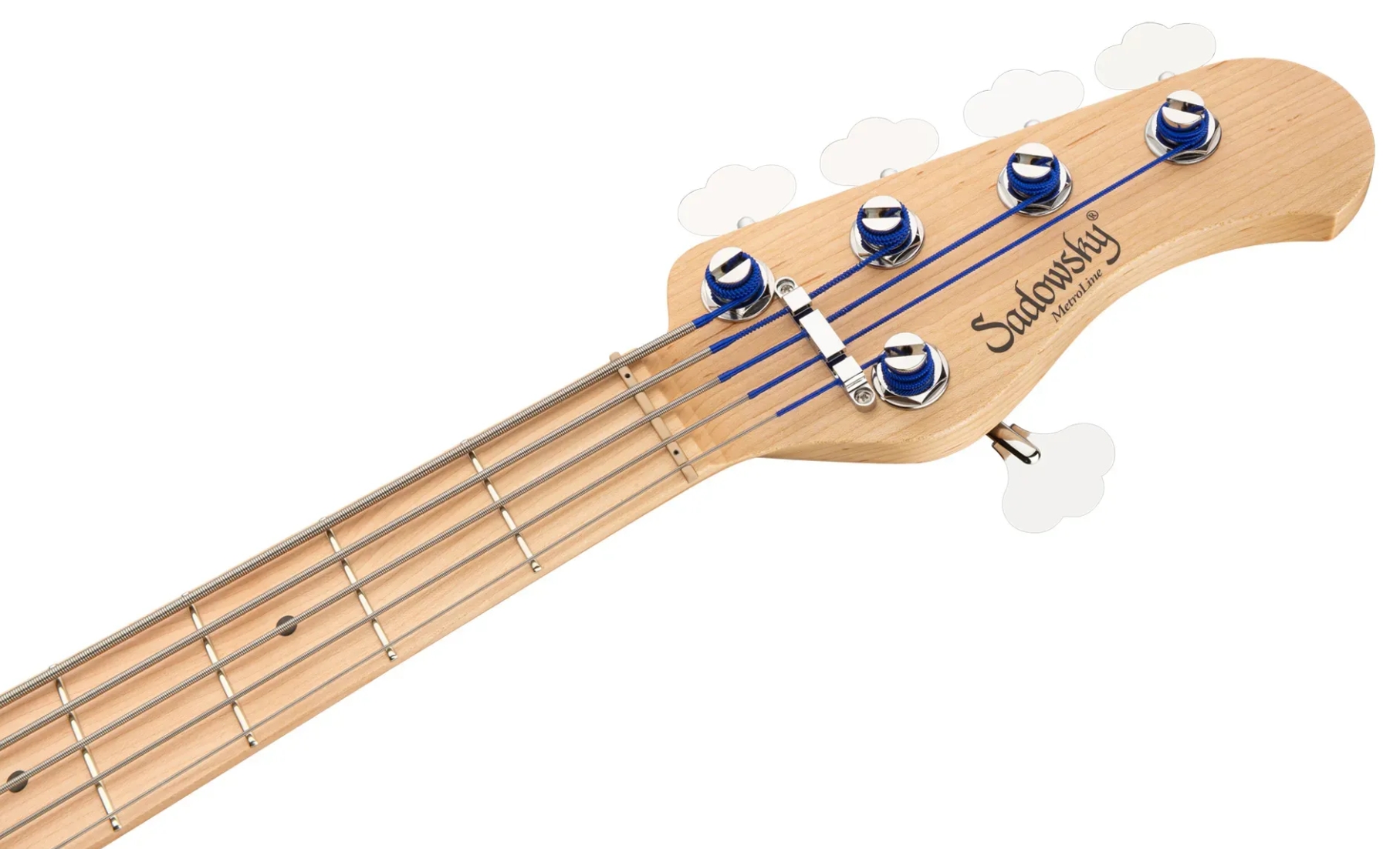 Sadowsky Hybrid Pj Bass 21 Fret Ash 5c Metroline All Active Mn - Natural Transparent Satin - Basse Électrique Solid Body - Variation 4