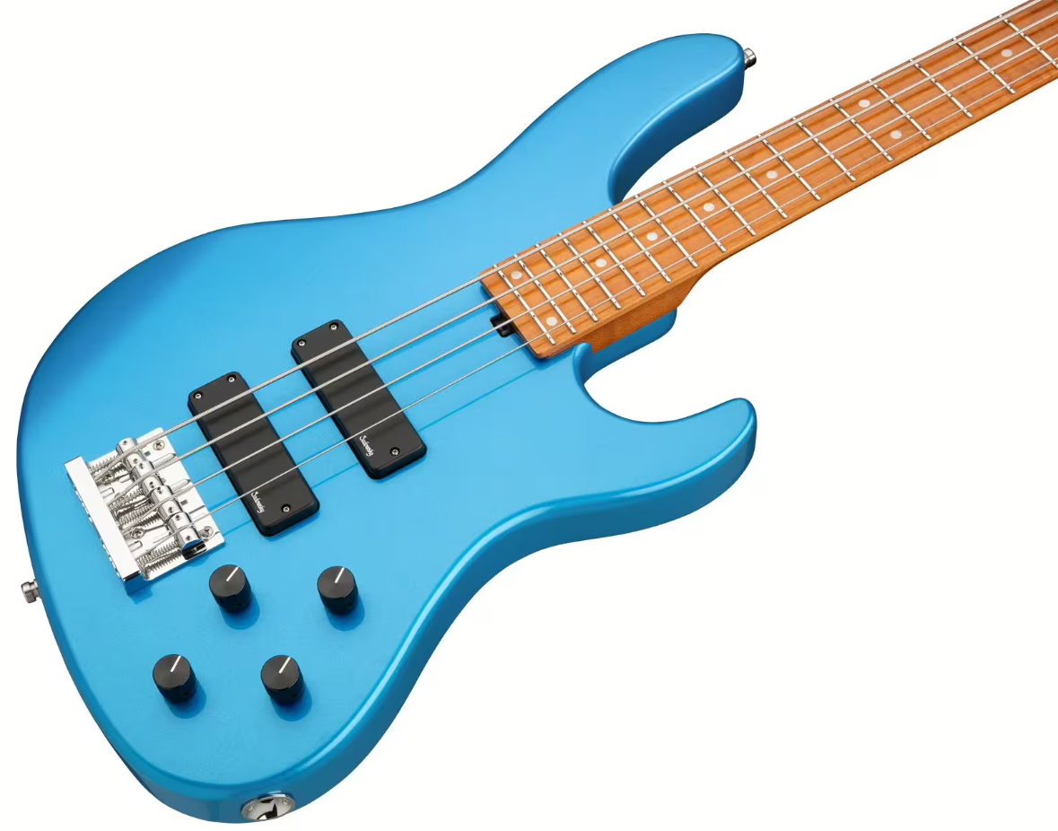 Sadowsky Modern Bass 24-fret 4c Metroexpress Active Mn - Ocean Blue Metallic - Basse Électrique Solid Body - Variation 2