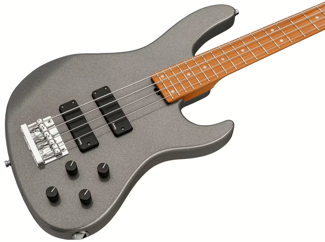 Sadowsky Modern Bass 24-fret 4c Metroexpress Active Mn - Solid Silver Metallic - Basse Électrique Solid Body - Variation 2