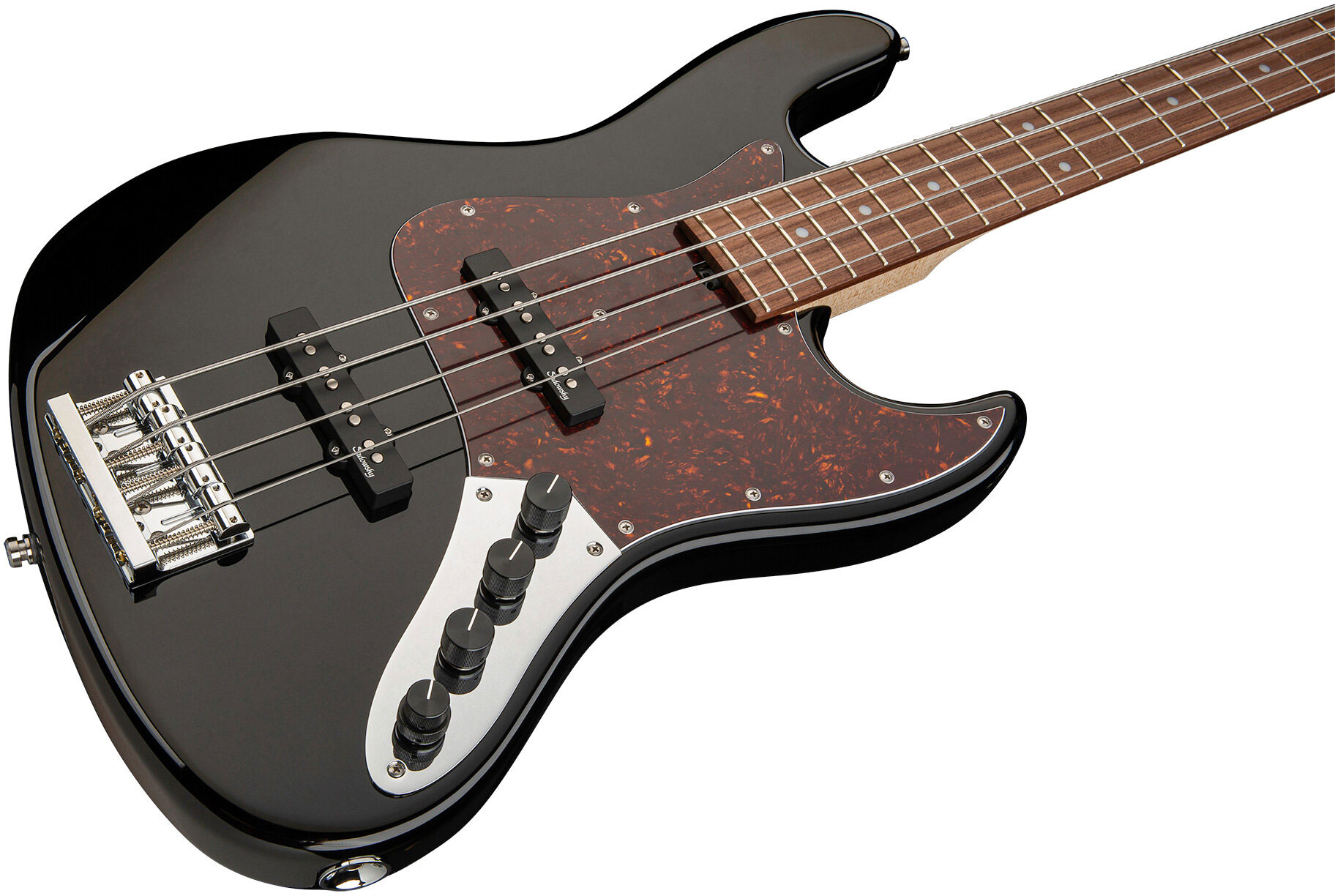 Sadowsky Modern Bass 24 Fret Alder 4c Metroline All Active Mor - Solid Black High Polish - Basse Électrique Solid Body - Variation 2