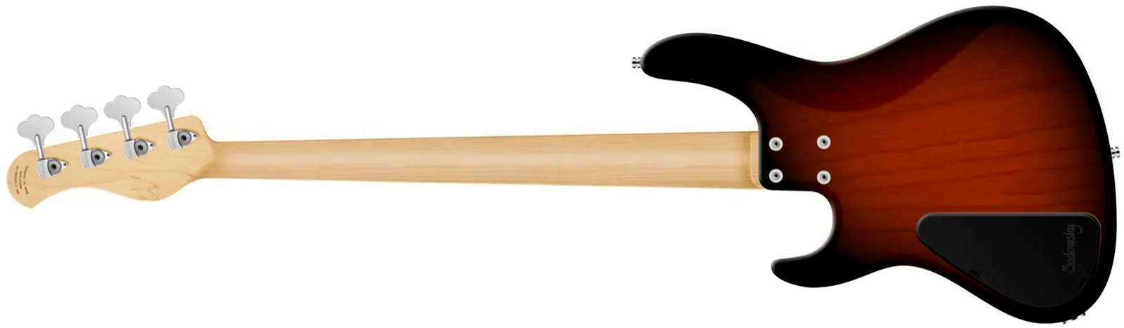 Sadowsky Modern Bass 24 Fret Ash 4c Metroline All Active Mn - Almond Sunburst Transparent Satin - Basse Électrique Solid Body - Variation 1