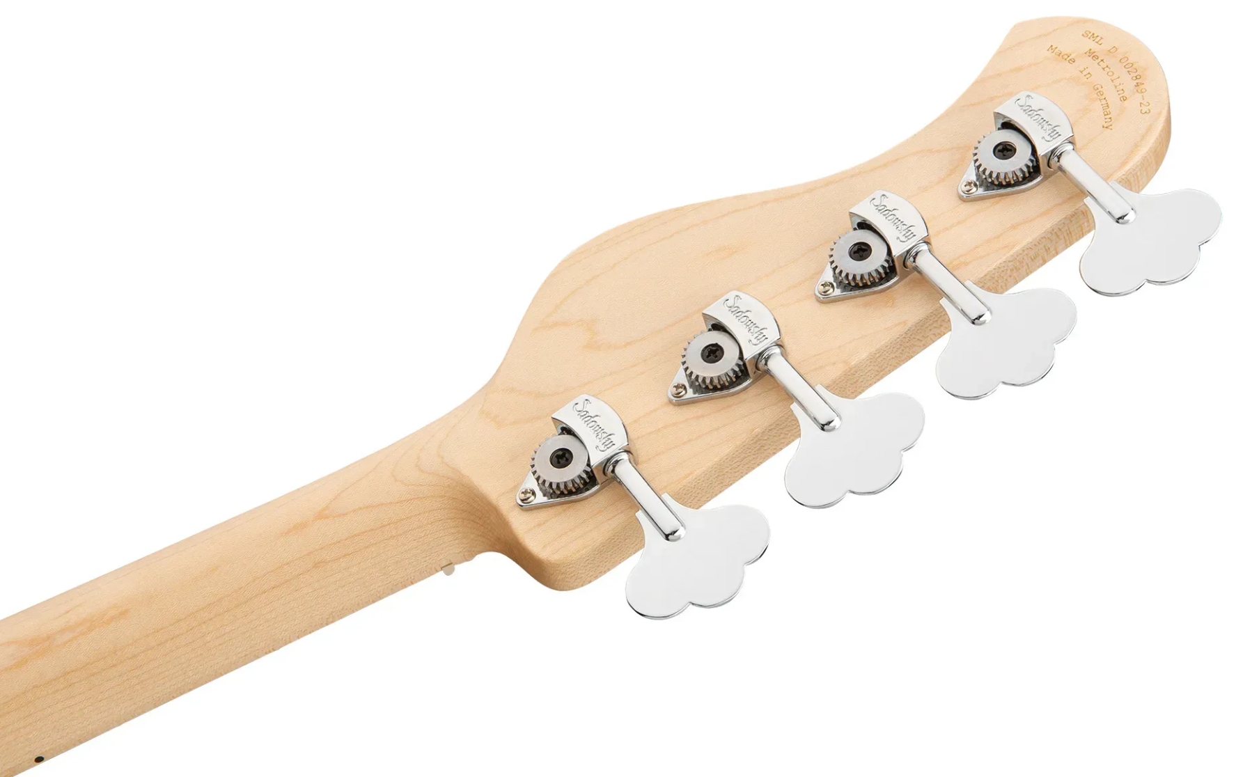 Sadowsky Modern Bass 24 Fret Ash 4c Metroline All Active Mn - Solid Ice Blue Metallic Satin - Basse Électrique Solid Body - Variation 2