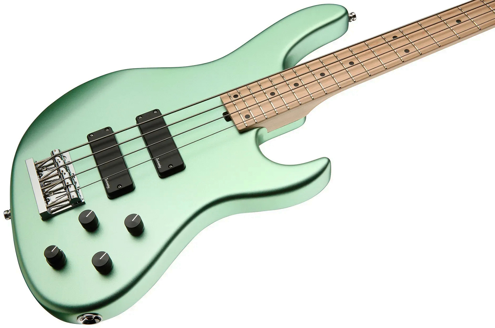 Sadowsky Modern Bass 24 Fret Ash 4c Metroline All Active Mn - Solid Sage Green Metallic Satin - Basse Électrique Solid Body - Variation 2