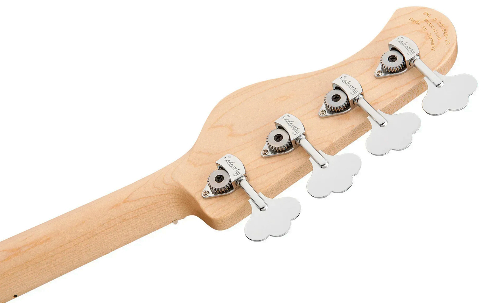 Sadowsky Modern Bass 24 Fret Ash 4c Metroline All Active Mn - Solid Candy Apple Red Metallic - Basse Électrique Solid Body - Variation 4