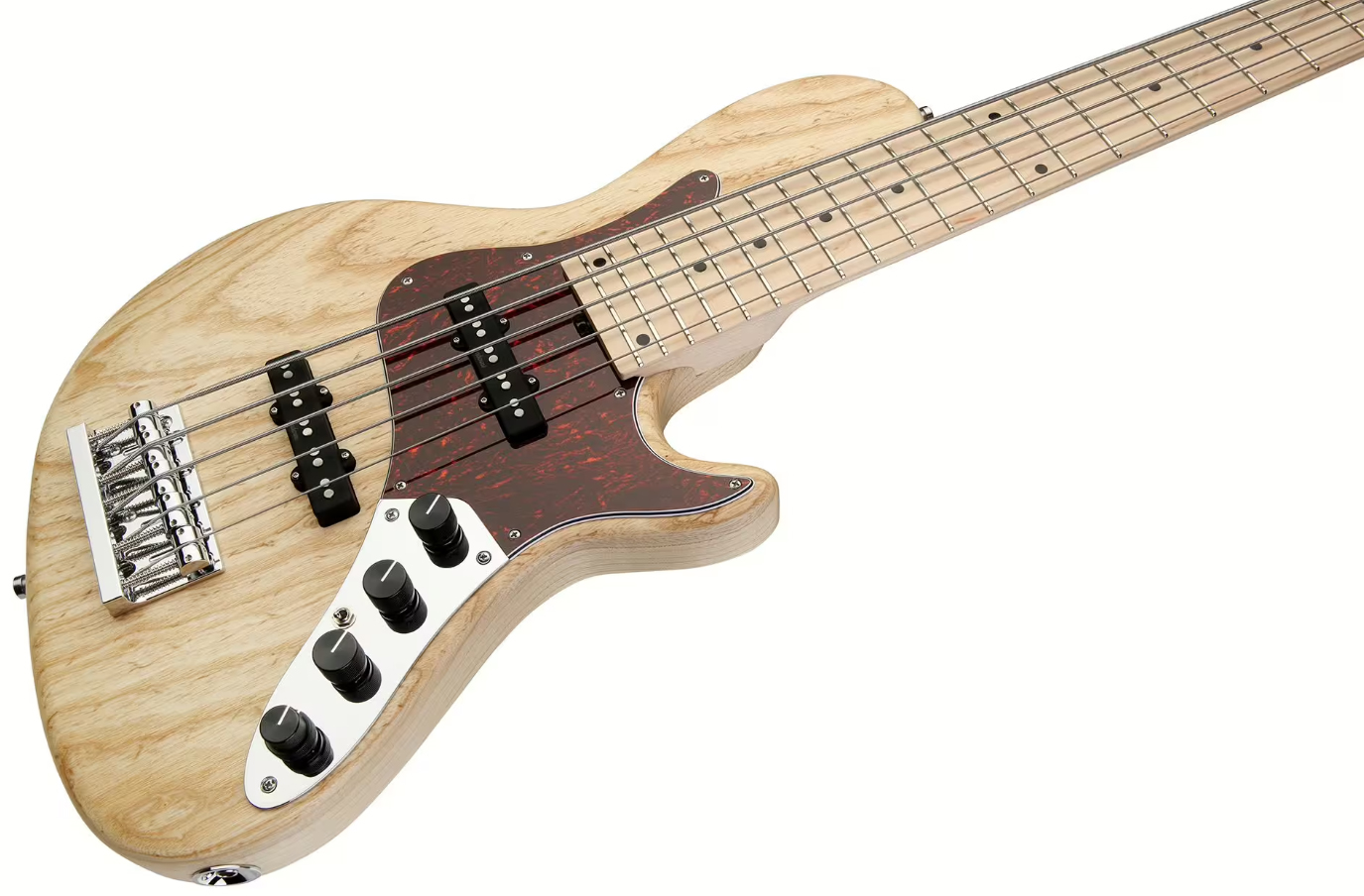 Sadowsky Single Cut Bass 24f Ash 5c Metroline All Active Mn - Natural Trans. Satin - Basse Électrique Solid Body - Variation 2