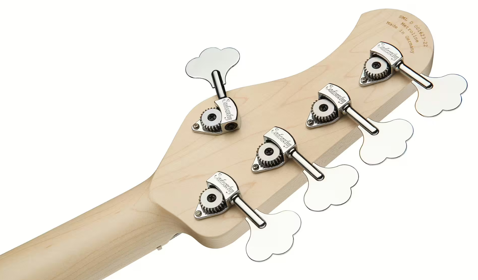 Sadowsky Single Cut Bass 24f Ash 5c Metroline All Active Mn - Natural Trans. Satin - Basse Électrique Solid Body - Variation 6