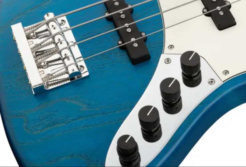 Sadowsky Vintage J/j Bass 24 Fret Ash 4c Metroline All Active Mn - Ocean Blue Trans. Satin - Basse Électrique Solid Body - Variation 3