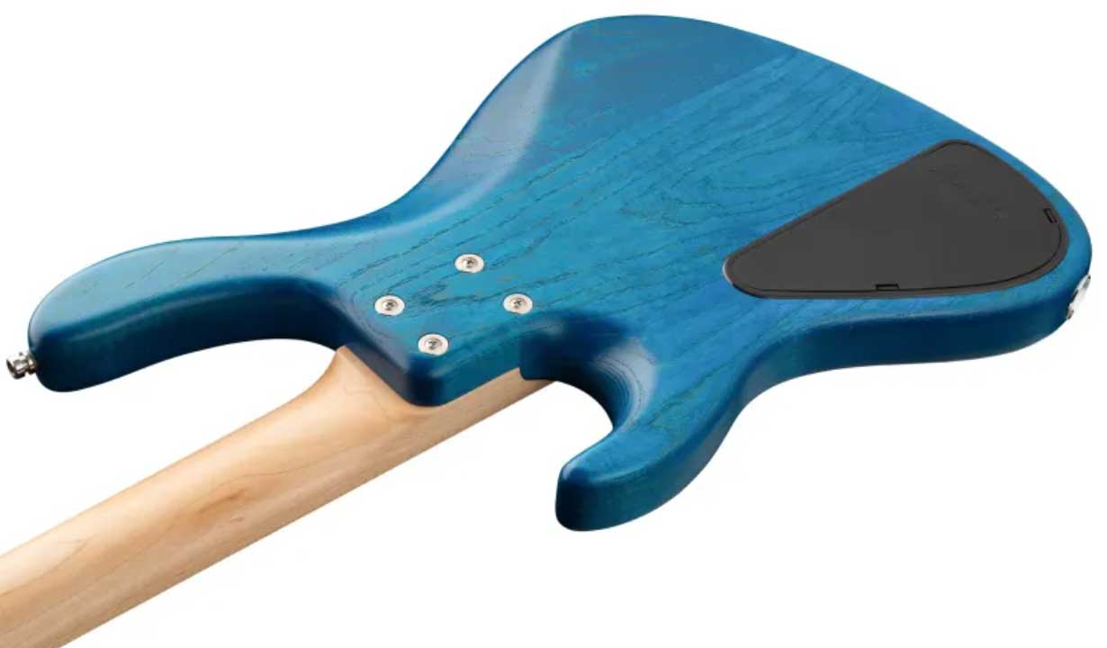 Sadowsky Vintage J/j Bass 24 Fret Ash 4c Metroline All Active Mn - Ocean Blue Trans. Satin - Basse Électrique Solid Body - Variation 4