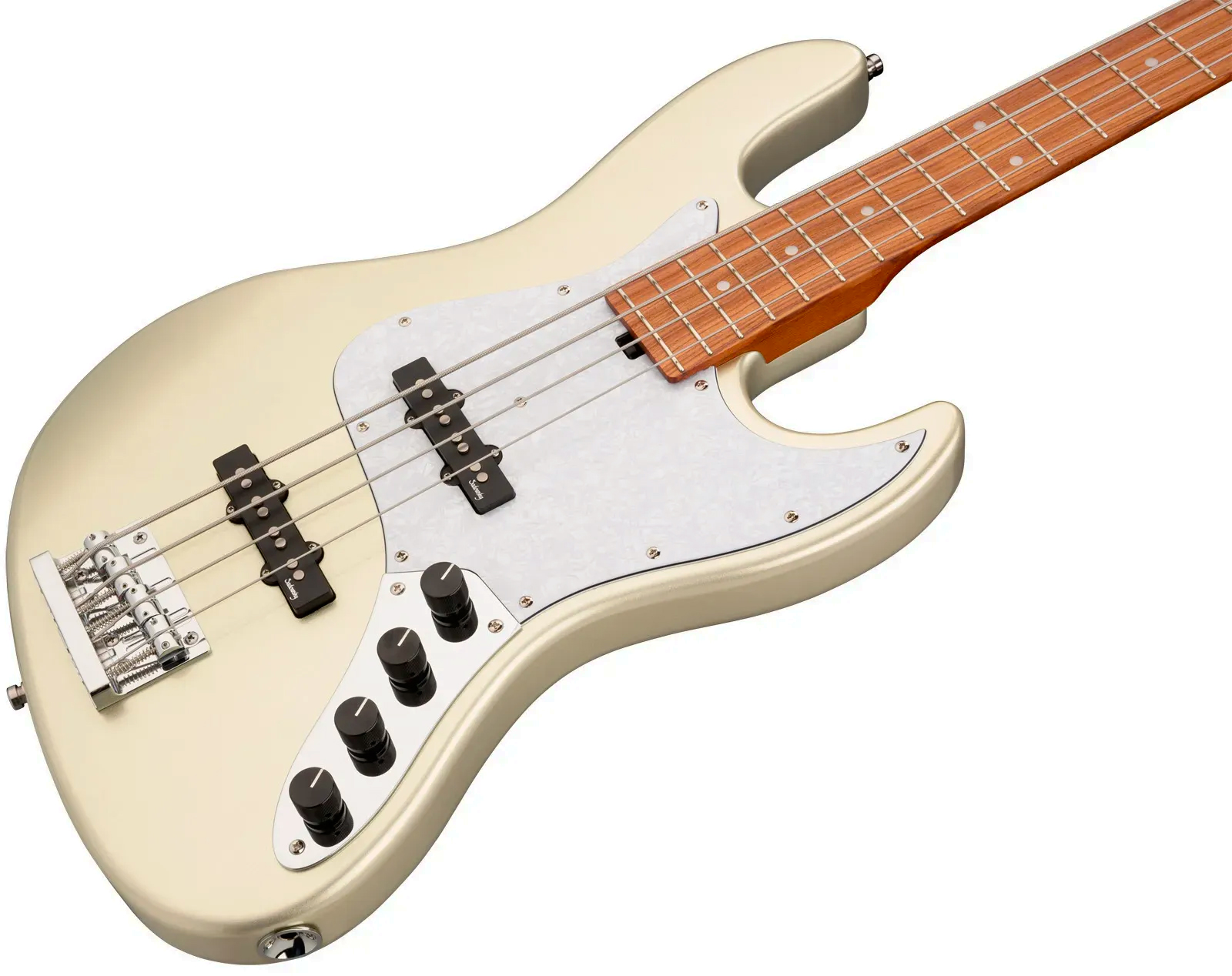 Sadowsky Vintage Jj Bass 21 Fret 4c Metroexpress V2 Pf - Champagne Metallic - Basse Électrique Solid Body - Variation 2