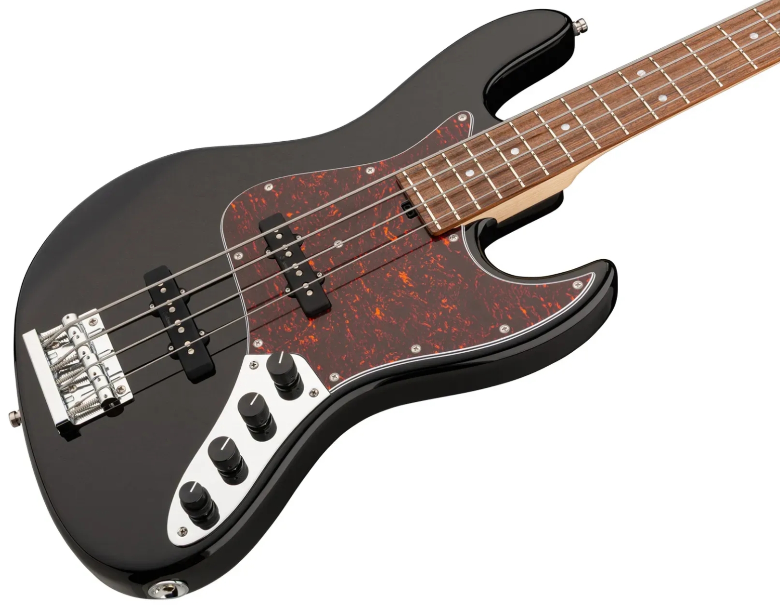 Sadowsky Vintage Jj Bass 21 Fret Alder 4c Metroline All Active Mor - Solid Black High Polish - Basse Électrique Solid Body - Variation 2
