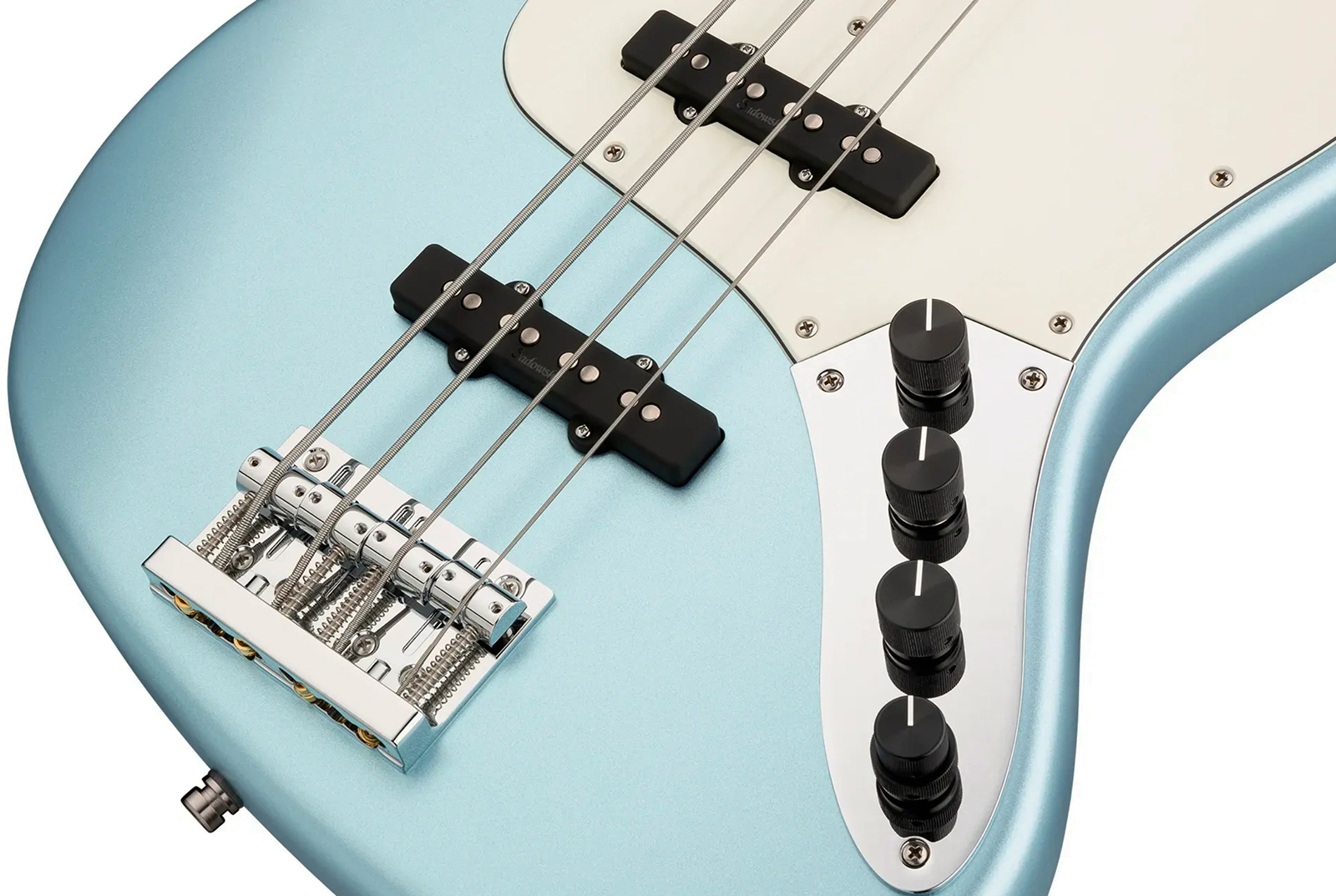 Sadowsky Vintage Jj Bass 21 Fret Alder 4c Metroline All Active Mor - Ice Blue Metallic Satin - Basse Électrique Solid Body - Variation 3