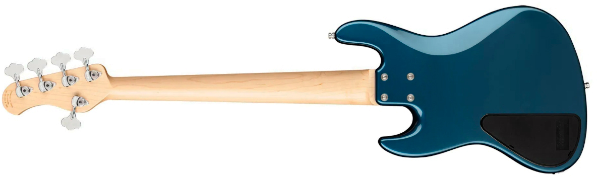 Sadowsky Vintage Jj Bass 21 Fret Alder 5c Metroline All Active Mor - Dark Lake Placid Blue Metallic - Basse Électrique Solid Body - Variation 1