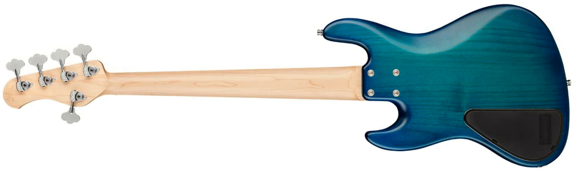 Sadowsky Vintage Jj Bass 21 Fret Alder 5c Metroline All Active Mor - Bora Blue Burst Transparent Satin - Basse Électrique Solid Body - Variation 1