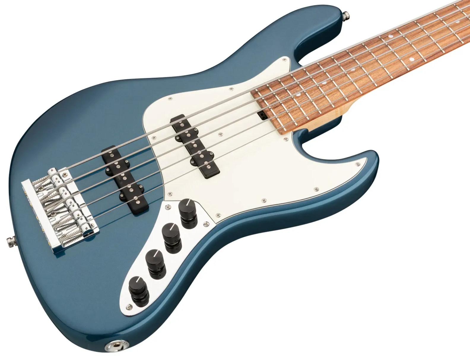 Sadowsky Vintage Jj Bass 21 Fret Alder 5c Metroline All Active Mor - Dark Lake Placid Blue Metallic - Basse Électrique Solid Body - Variation 2