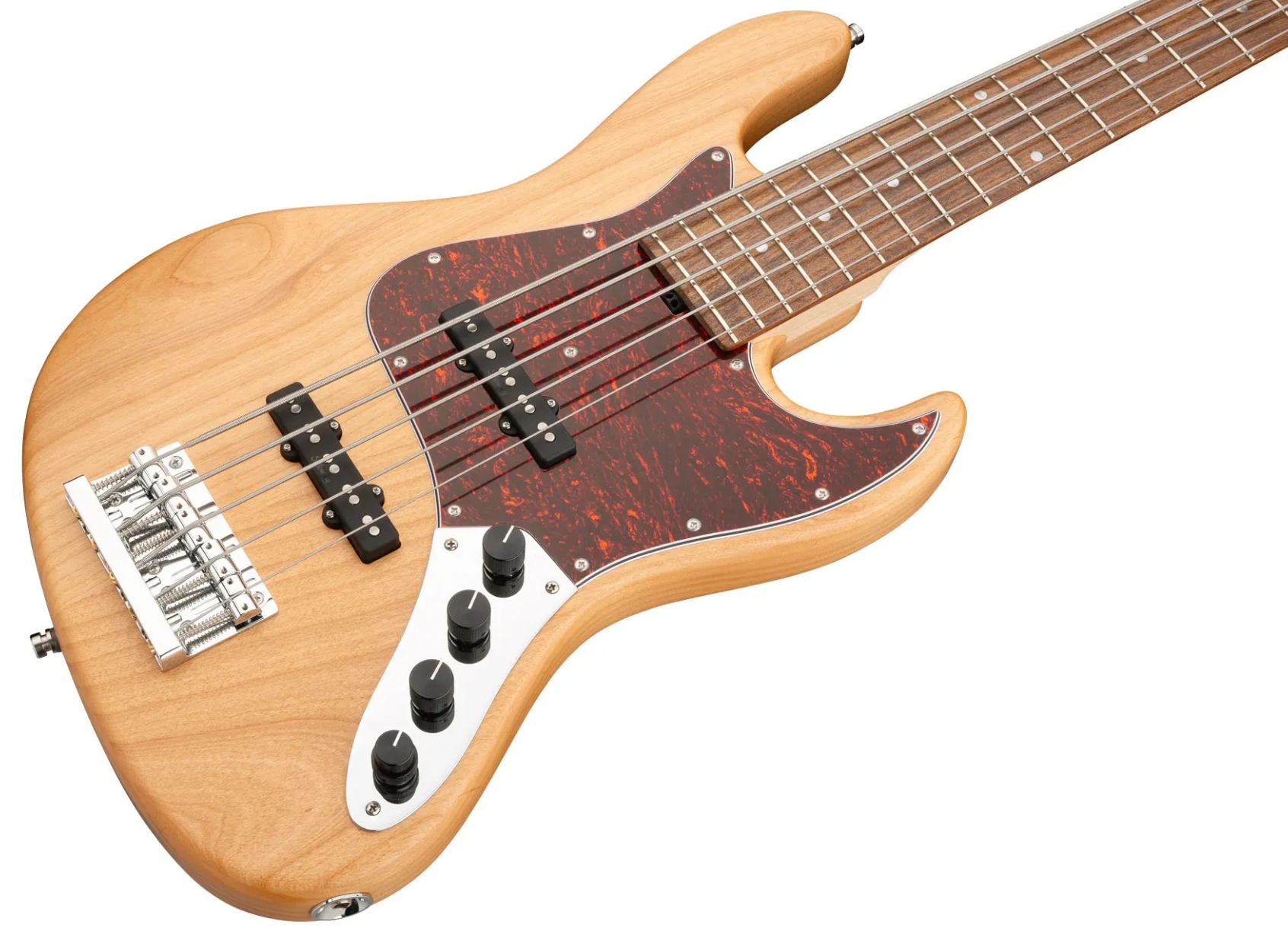 Sadowsky Vintage Jj Bass 21 Fret Alder 5c Metroline All Active Mor - Natural Transparent Satin - Basse Électrique Solid Body - Variation 2