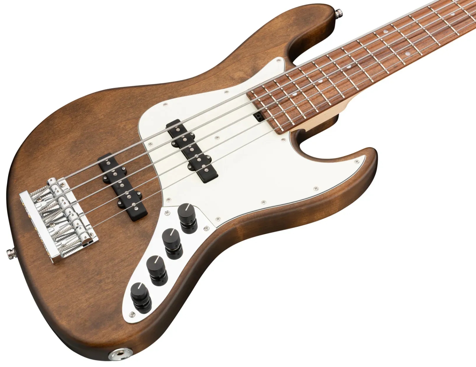 Sadowsky Vintage Jj Bass 21 Fret Alder 5c Metroline All Active Mor - Antique Tobacco Transparent Satin - Basse Électrique Solid Body - Variation 2
