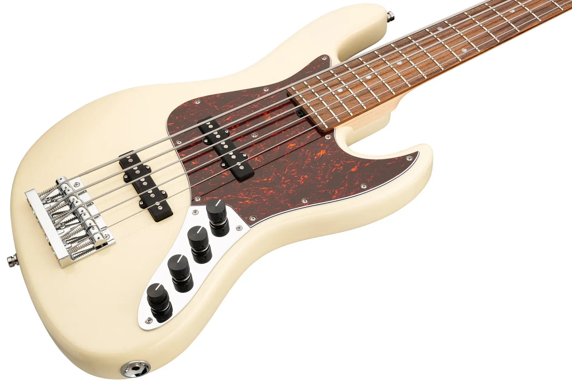 Sadowsky Vintage Jj Bass 21 Fret Alder 5c Metroline All Active Mor - Solid Olympic White - Basse Électrique Solid Body - Variation 2