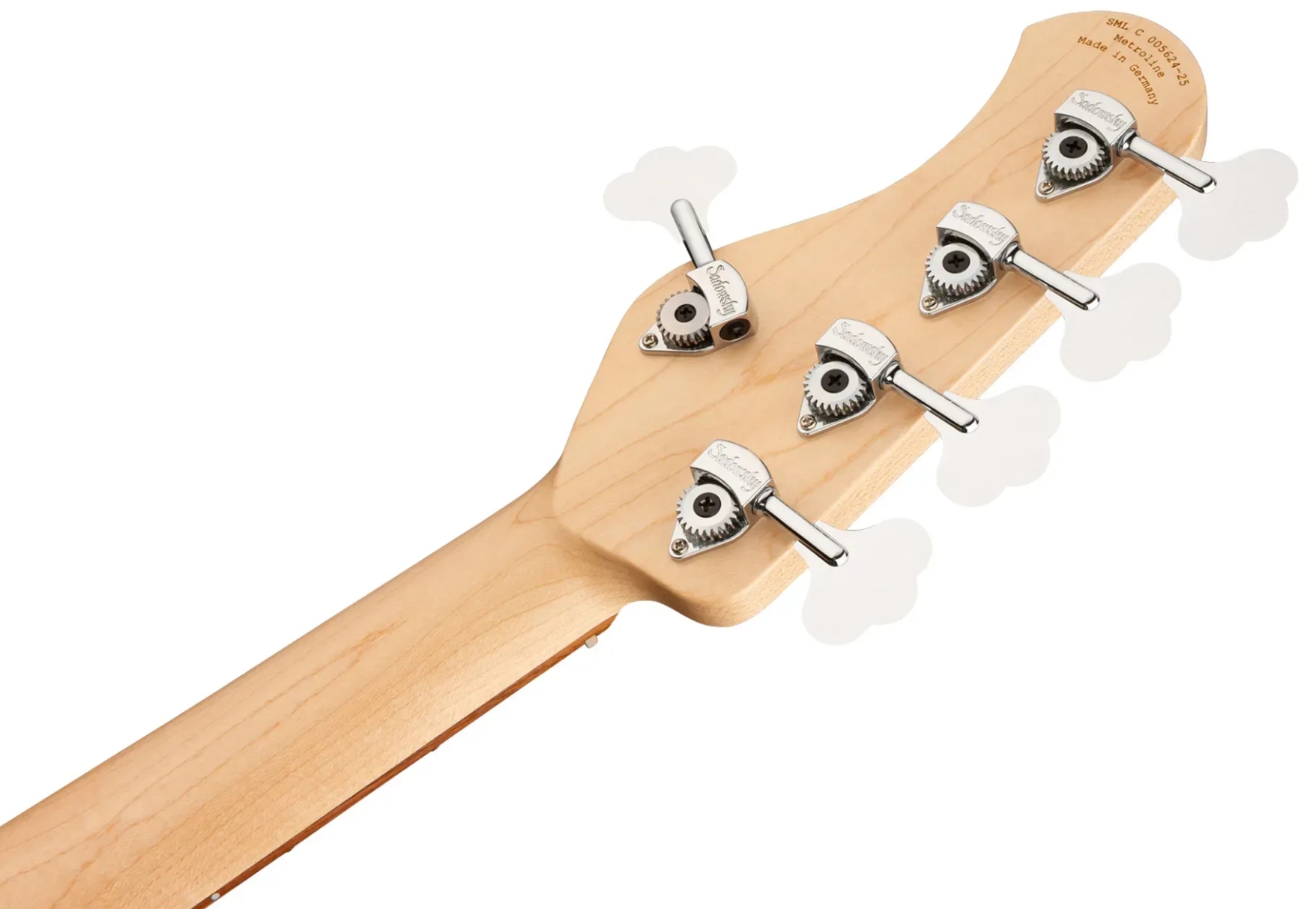 Sadowsky Vintage Jj Bass 21 Fret Alder 5c Metroline All Active Mor - Candy Apple Red Metallic - Basse Électrique Solid Body - Variation 5