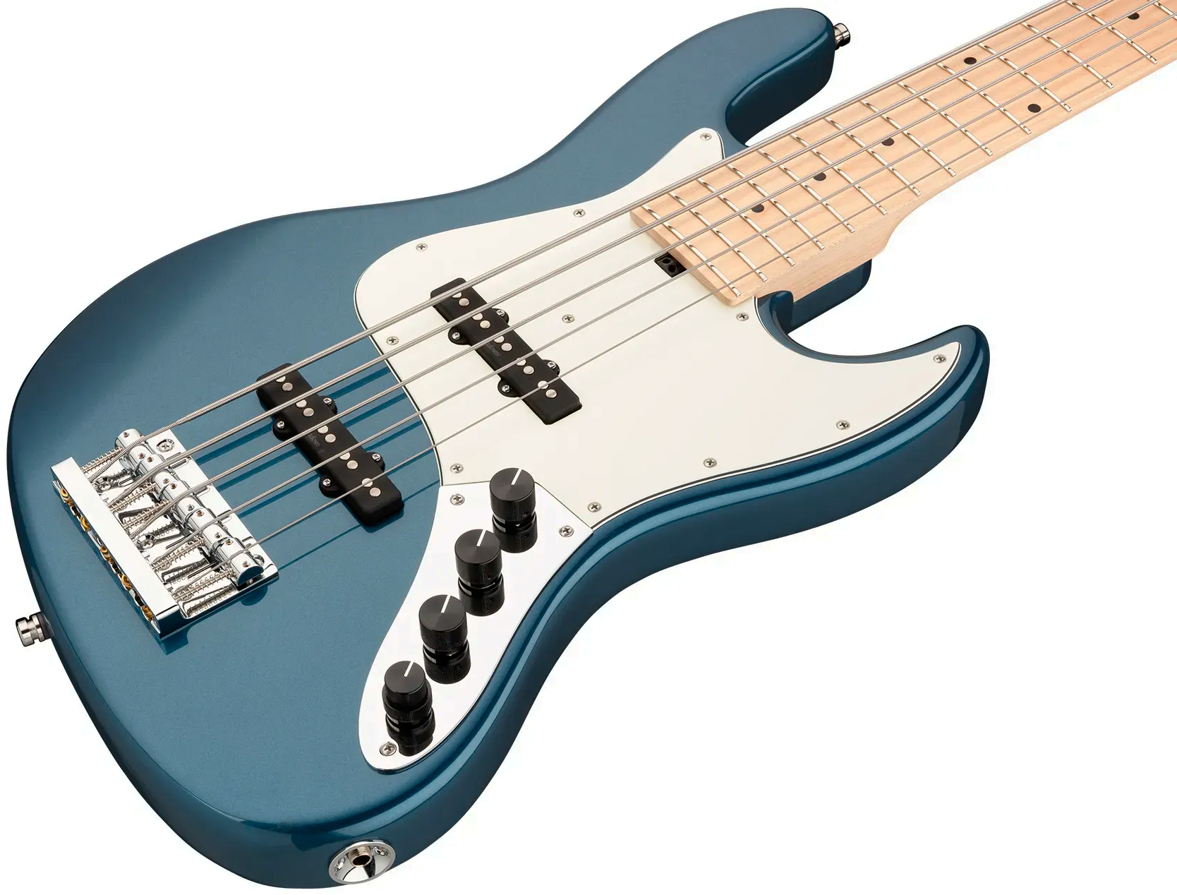 Sadowsky Vintage Jj Bass 21 Fret Ash 5c Metroline All Active Mn - Dark Lake Placid Blue Metallic - Basse Électrique Solid Body - Variation 2