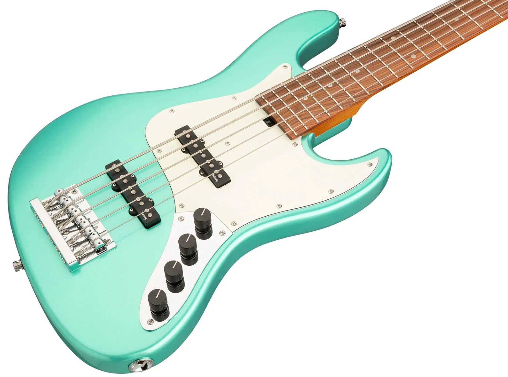 Sadowsky Vintage Jj Bass 21f 5c Metroexpress Mor - Sage Green Metallic - Basse Électrique Solid Body - Variation 2