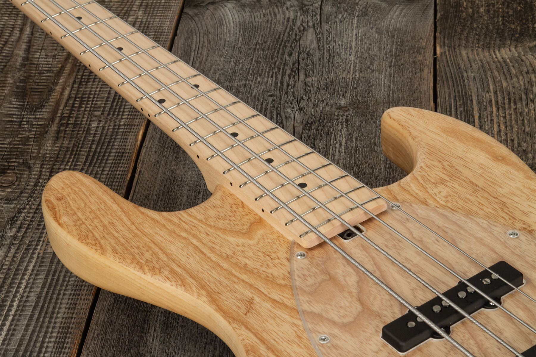 Sadowsky Vintage M/j Bass 21f Ash 4c Metroline All Active Mn - Natural Satin - Basse Électrique Solid Body - Variation 3