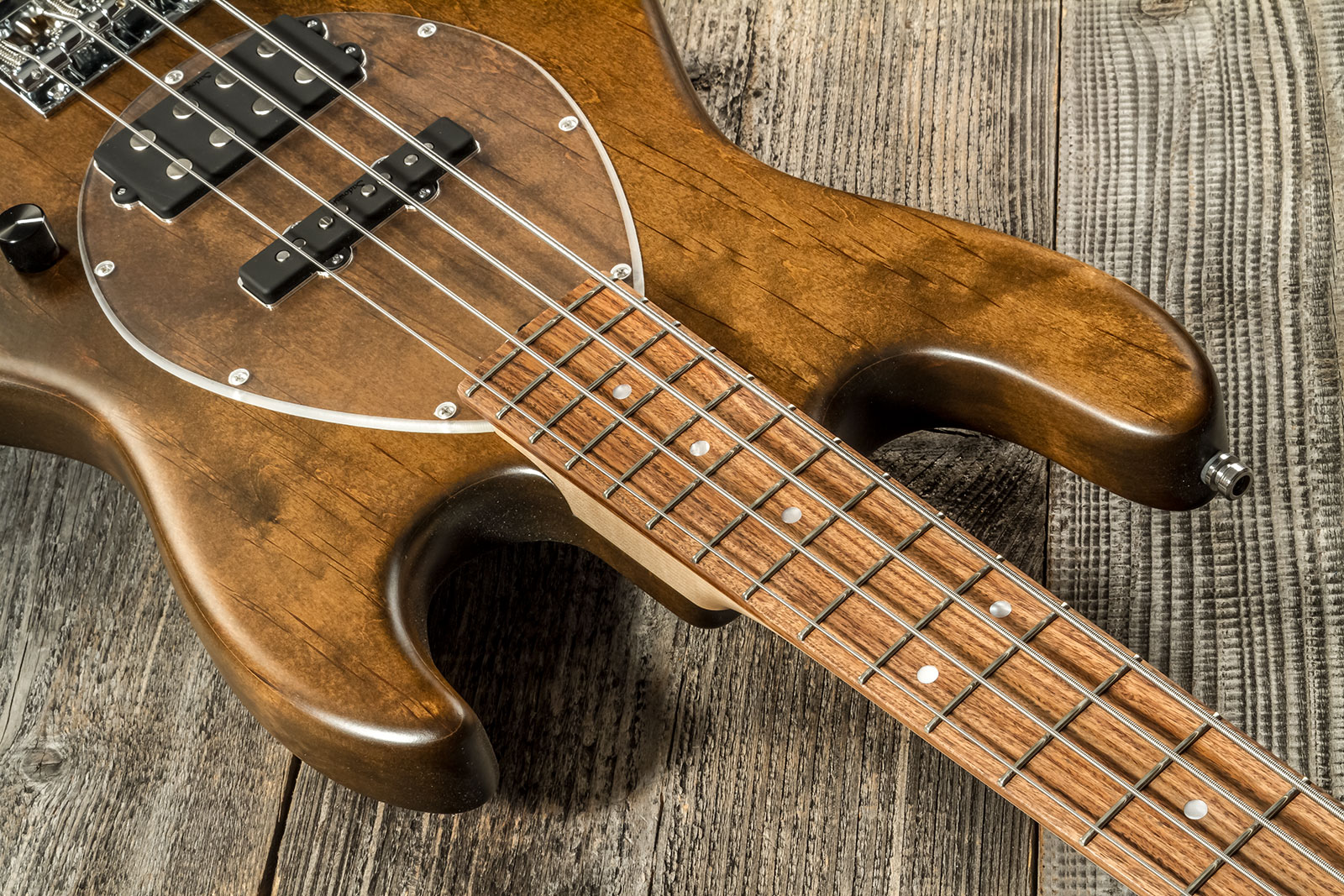 Sadowsky Vintage Mj Bass 21 Fret Alder 4c Metroline All Active Mor - Antique Tobacco Satin - Basse Électrique Solid Body - Variation 10