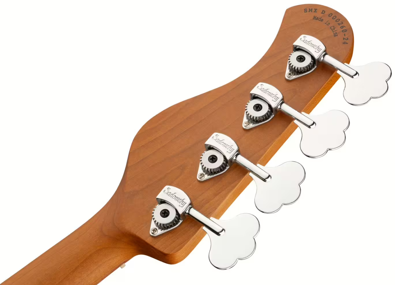 Sadowsky Vintage Mj Bass 21-fret Metroexpress Mor - Tobacco Sunburst Transparent - Basse Électrique Solid Body - Variation 4