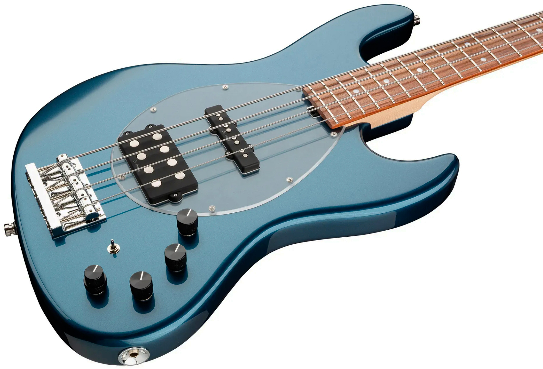 Sadowsky Vintage Mj Bass 21f Alder 4c Metroline All Active Mor - Dark Lake Placid Blue Metallic - Basse Électrique Solid Body - Variation 2