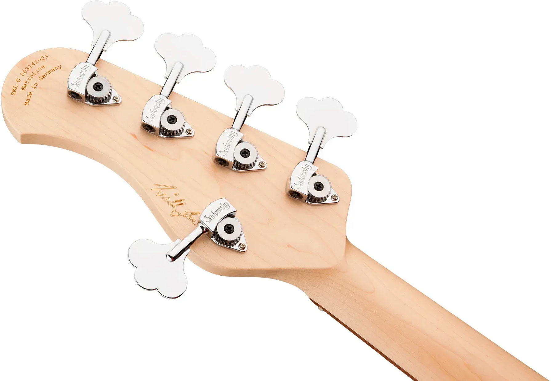 Sadowsky Will Lee 22-fret Alder 5c Metroline Signature All Active Mor - Natural Transparent - Basse Électrique Solid Body - Variation 4