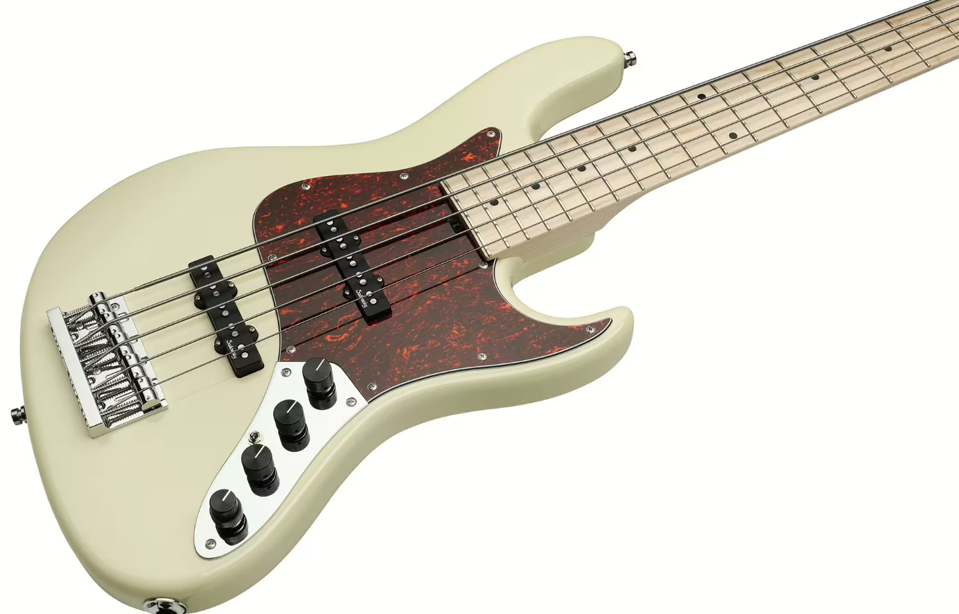 Sadowsky Will Lee 22-fret Ash 5c Metroline Signature All Active Mn - Solid Olympic White - Basse Électrique Solid Body - Variation 2