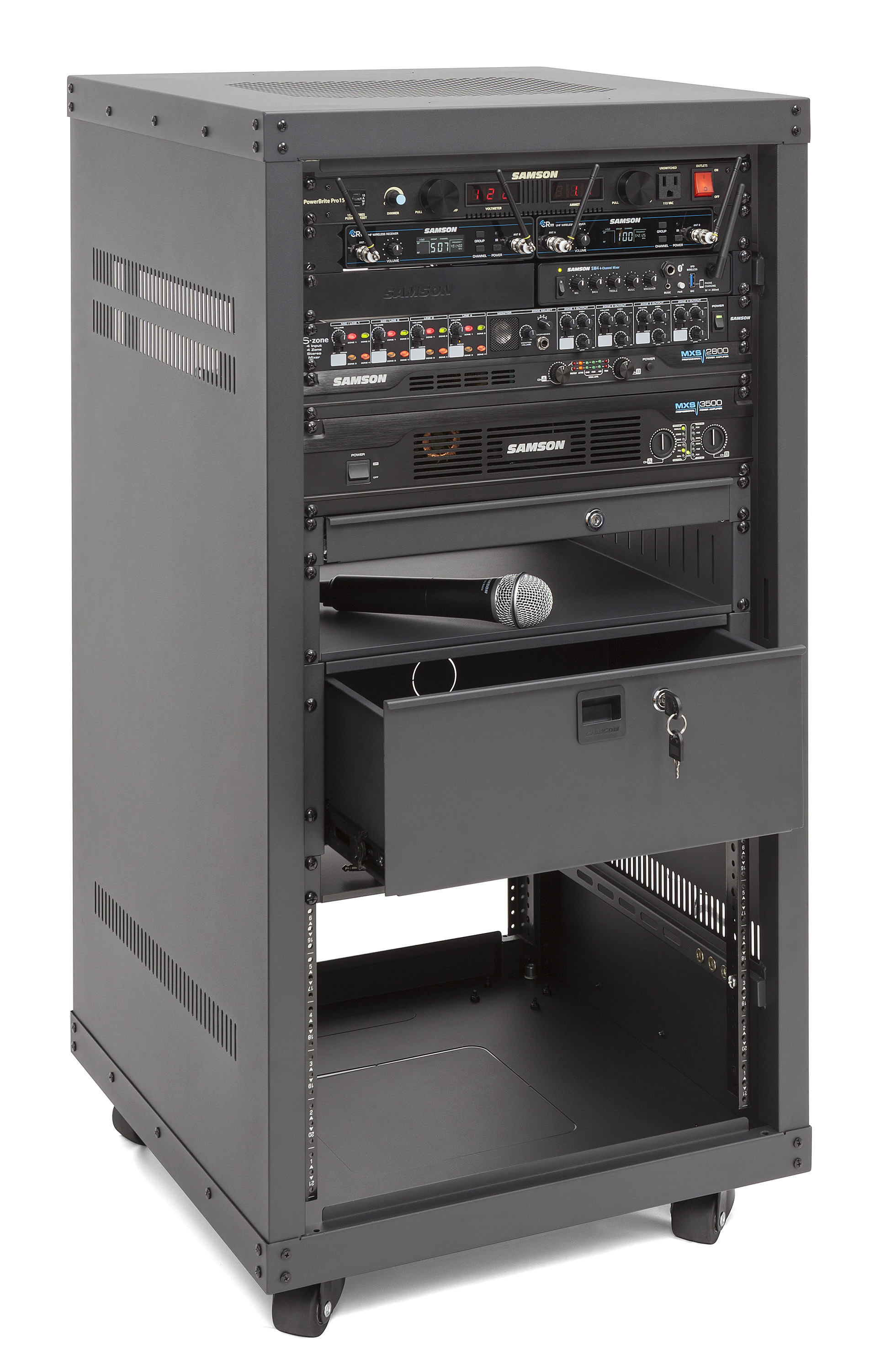 Rack studio Samson SRK PRO 21 Meuble Rack 21 Unités