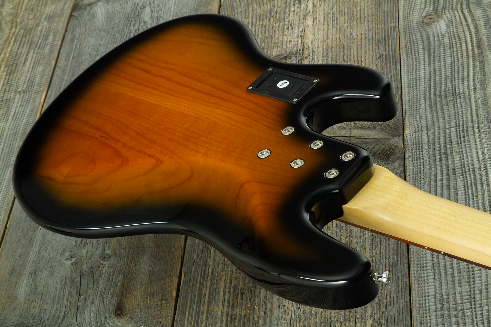 Sandberg California Tm4 Sl Abalone Dots Superlight 4c All Active Pf - Tobacco Sunburst - Basse Électrique Solid Body - Variation 5