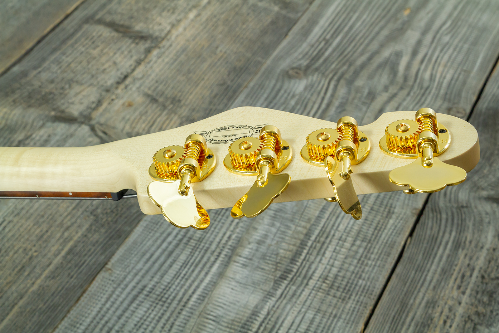 Sandberg California Tm4 Sl Superlight Gh 4c All Active Pf - Highgloss Black W. Matched Headstock - Basse Électrique Solid Body - Variation 11