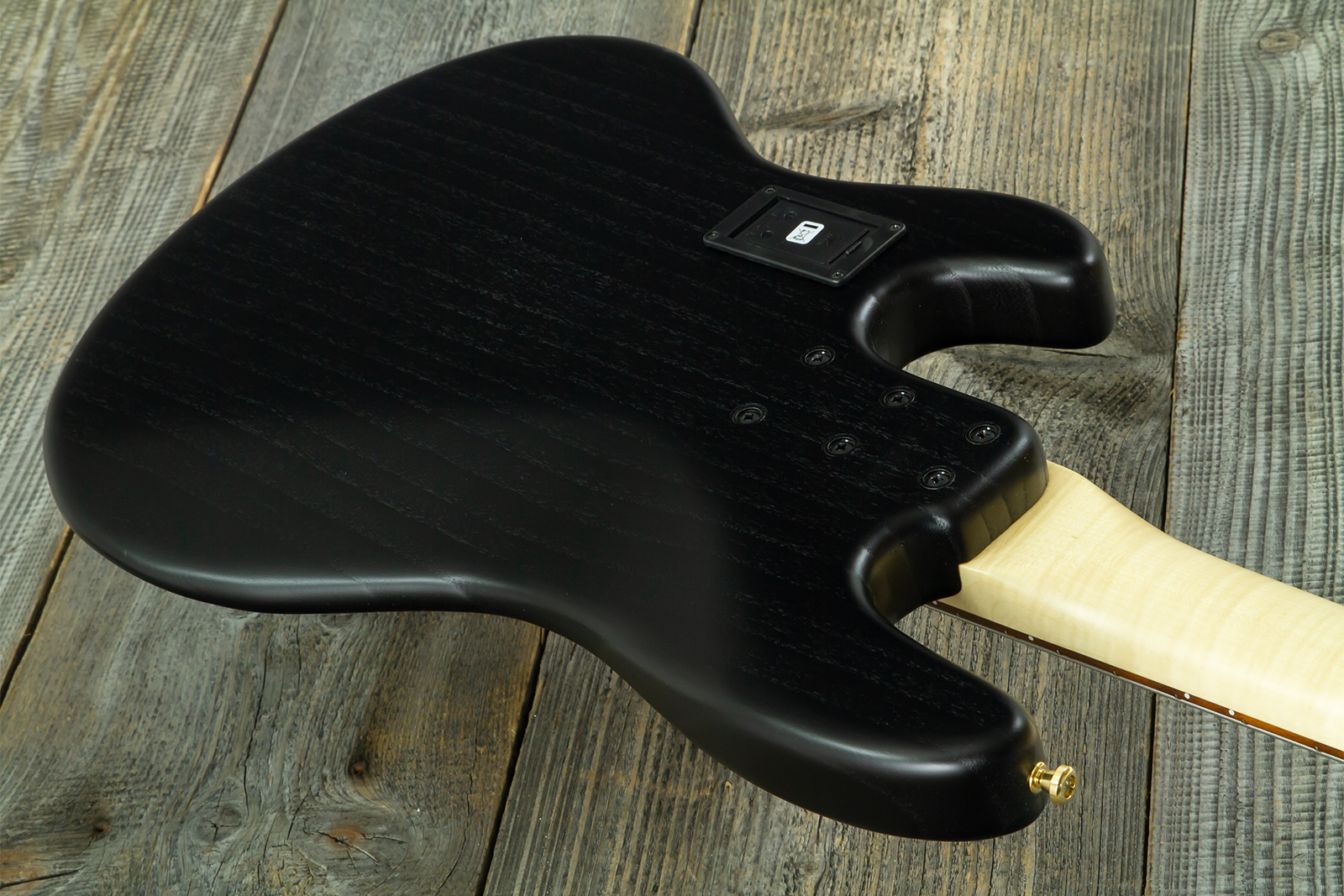 Sandberg California Tm4 Sl Superlight Gh 4c All Active Pf - Highgloss Black W. Matched Headstock - Basse Électrique Solid Body - Variation 8