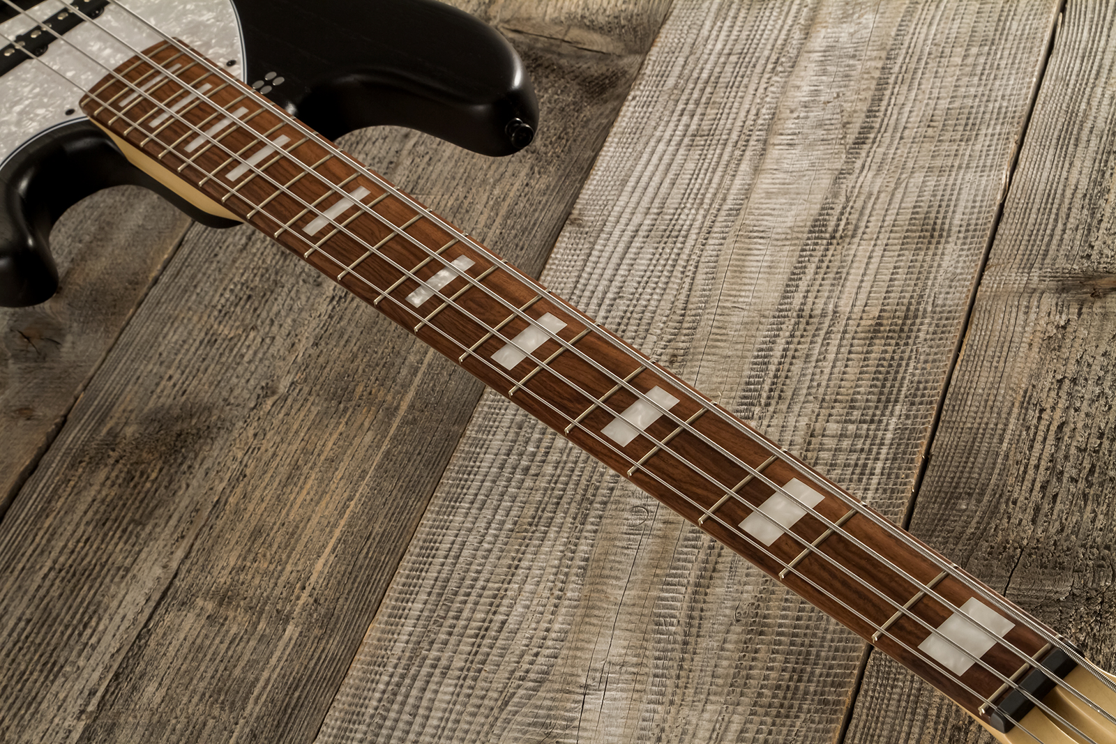Sandberg California Tm4 Sl Superlight White Blocks All Active Pf - Black - Basse Électrique Solid Body - Variation 5